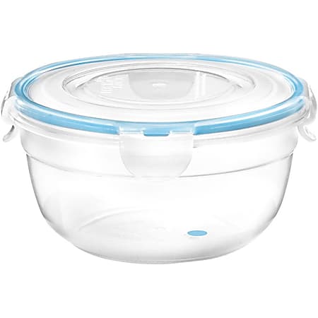 LocknLock Easy Match 850 ml Round Container - Dishwasher Safe - Microwave Safe - Clear - Polypropylene Body - 6 / Case