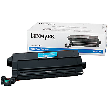 Lexmark™ 12N0768 Cyan Toner Cartridge