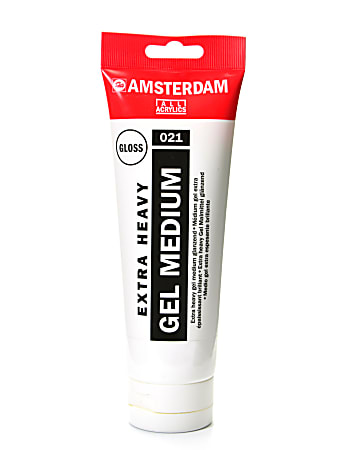 Amsterdam Acrylic Mediums, Extra-Heavy Gel, Glossy, 250 mL,