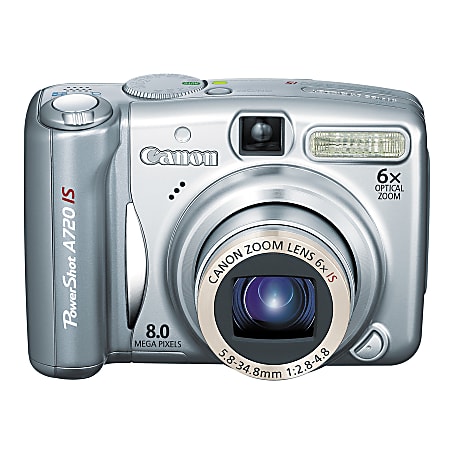 Canon® PowerShot A720 IS 8.0-Megapixel Digital Camera