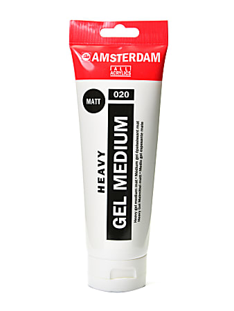 Amsterdam Acrylic Mediums, Heavy Gel, Matte, 250 mL, Pack Of 2