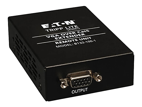 Eaton Tripp Lite Series VGA over Cat5/Cat6 Video Extender Receiver 1920x 1440 1000' - Video extender - B1321001
