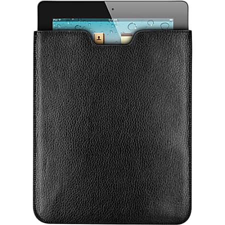 Premiertek Leather Sleeve Pouch Case - Pouch for tablet - leather - for Apple iPad 2