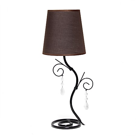 Creekwood Home Priva Metal Winding Ivy Table Lamp,