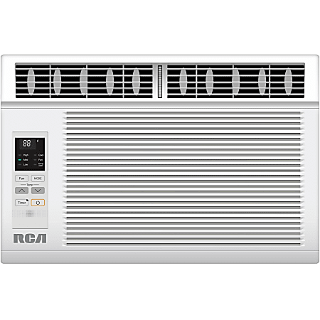 RCA 12000 BTU Window Electronic Air Conditioner & Remote Control ENERGY STAR - Cooler - 3516.85 W Cooling Capacity - 550 Sq. ft. Coverage - Remote Control - Energy Star - White