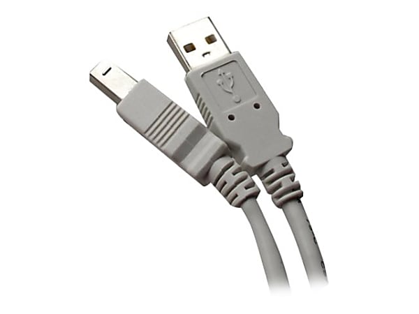 Professional Cable - USB cable - USB Type B (M) to USB (M) - 15 ft - gray