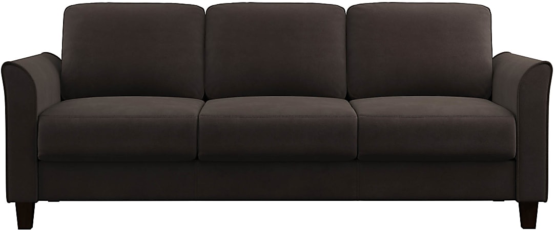 Lifestyle Solutions Winslow Sofa with Curved Arms, Coffee