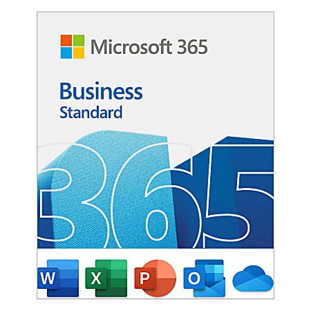 Microsoft 365 Business Standard - Subscription license (1 year) - 1 user (5 devices) - hosted - download - ESD - National Retail - All Languages - North America