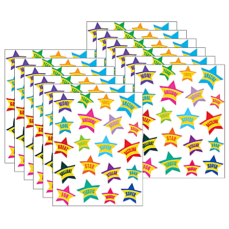 Teacher Created Resources Foil Star Stickers Gold 294 Stickers Per Pack Set  Of 12 Packs - Office Depot
