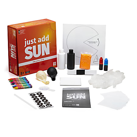 Griddly Games Just Add Sun Solar Science + Art Kit, Multicolor, Grades 2-12