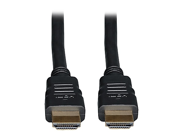 Eaton Tripp Lite Series High Speed HDMI Cable with Ethernet, UHD 4K, Digital Video with Audio (M/M), 3 ft. (0.91 m) - HDMI cable with Ethernet - HDMI male to HDMI male - 3 ft - black
