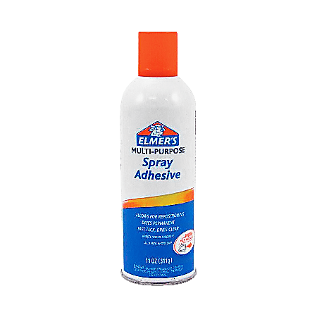 Elmers Multipurpose Spray Adhesive 11 Oz Clear - Office Depot