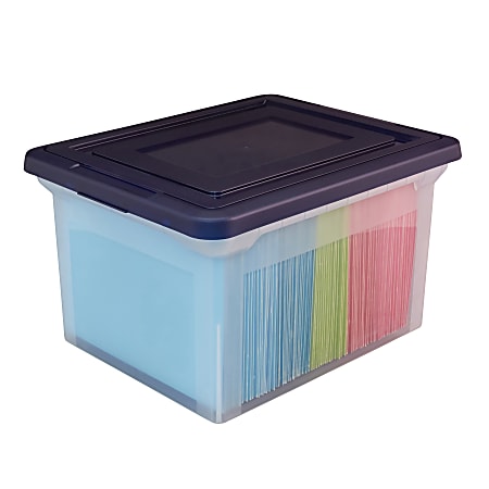 Akro Mils 18 Storage Tote Caddy Medium Size Blue - Office Depot