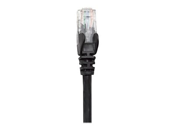 Intellinet - Patch cable - RJ-45 (M) to RJ-45 (M) - 98 ft - UTP - CAT 5e - molded, snagless - black