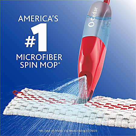 O-Cedar ProMist MAX Microfiber Spray Mop - MicroFiber Head - Reusable, Machine Washable, Refillable, Double-sided - 1 Each - Multi