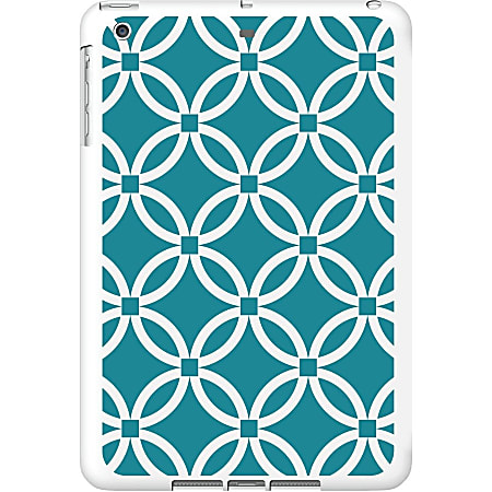 OTM iPad Air White Glossy Case Elm Bold Collection, Teal - For Apple iPad Air Tablet - Bold - White, Teal - Glossy
