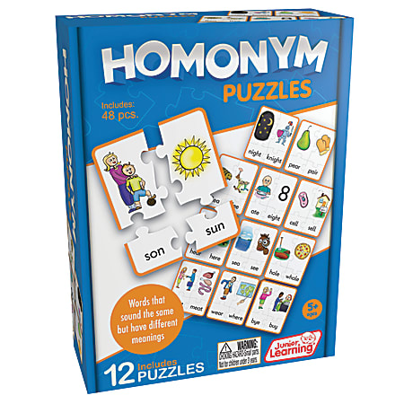 Junior Learning® Homonym Puzzles