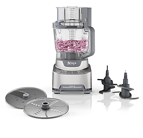 Brentwood Appliances 6.5-Cup Silver 300-Watt 4-Blade Food Processor FP-544S  - The Home Depot