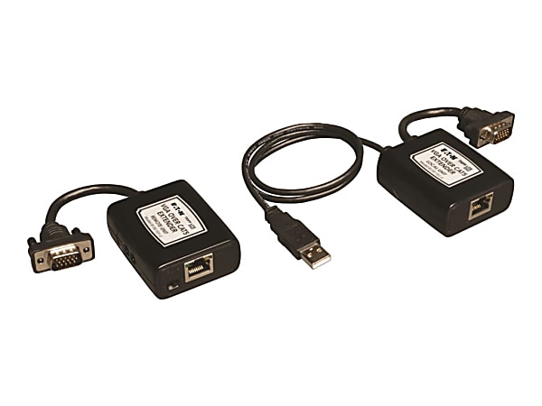 Eaton Tripp Lite Series VGA over Cat5/Cat6 Video Extender Kit USB Powered up to 500ft TAA/GSA - Video extender - over CAT 5/6 - up to 499 ft