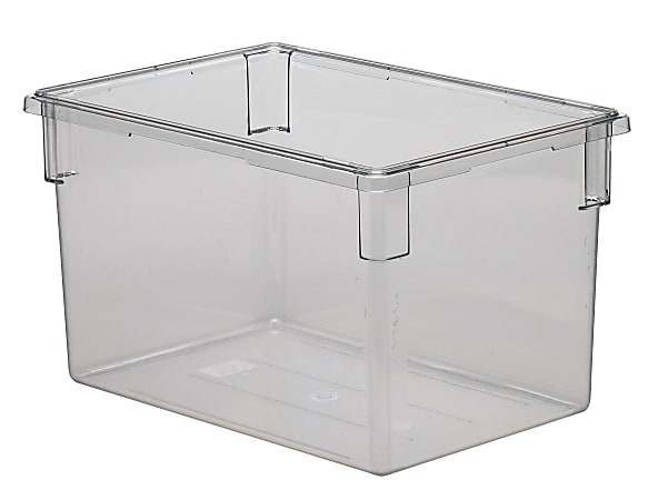 Cambro Camwear Food Boxes, 15"H x 18"W x 26"D, Clear, Set Of 3 Boxes
