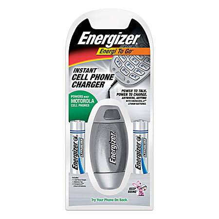Energizer® Energi To Go® Instant Cell Phone Charger For Motorola® Phones