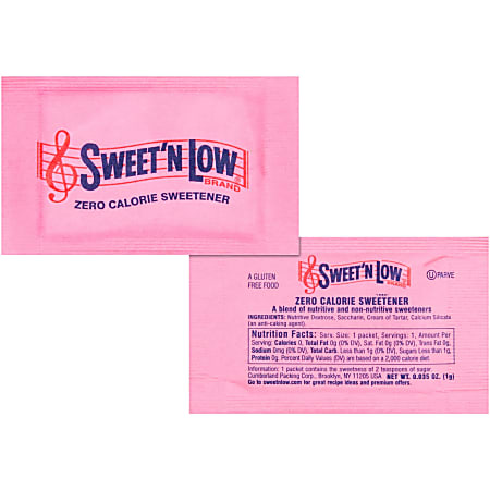 SWEET&#x27;N Low Low-Sugar Substitute Packets - Packet -