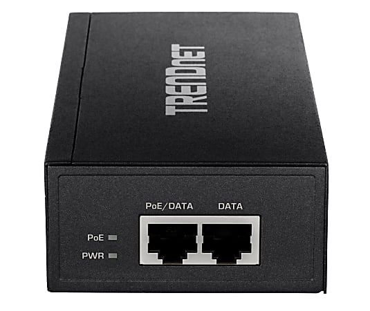 TRENDnet Gigabit Ultra PoE+ Injector, Supplies PoE (15.4W), PoE+(30W) Or Ultra PoE(60W), Network A PoE Device Up To 100m(328 ft), Supports IEEE 802.3af,802.at,Ultra PoE, Plug & Play, Black, TPE-117GI - Gigabit Ultra PoE+ Injector