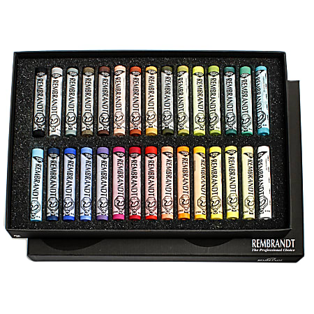 Rembrandt Soft Pastels, Full-Size, Assorted, Pack Of 2
