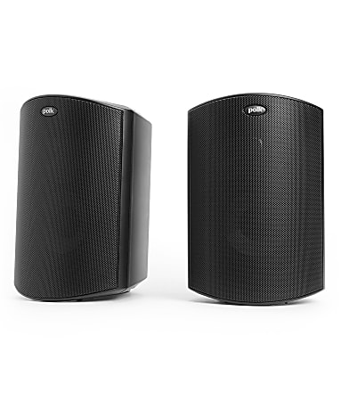 Polk Audio Atrium6 All-Weather Outdoor Speakers, Black, Pair, ATRIUM6BK