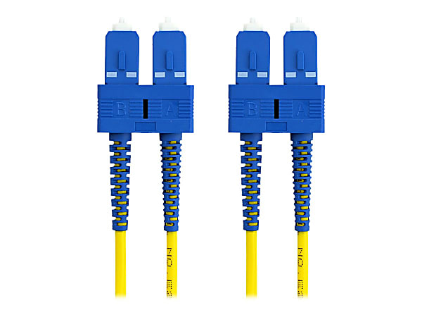 Belkin Fiber Optic Duplex Patch Cable - SC Male - SC Male - 32.81ft - Yellow
