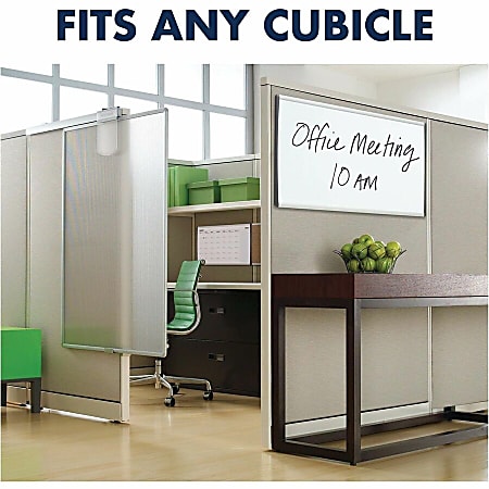 Quartet ARC Magnetic Dry Erase Cubicle Whiteboard 11 x 14 Aluminum ...