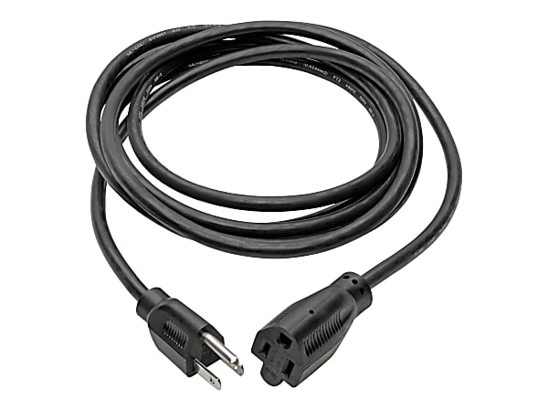 Tripp Lite P022-015 Power Extension/Adapter Cable, 15’, Black