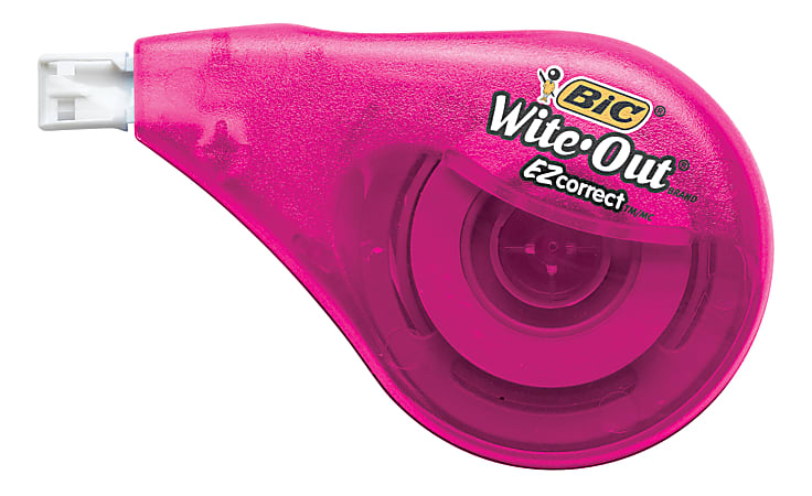 BIC Wite Out Correction Tape Pack Of 4 Correction Tape Dispensers - Office  Depot