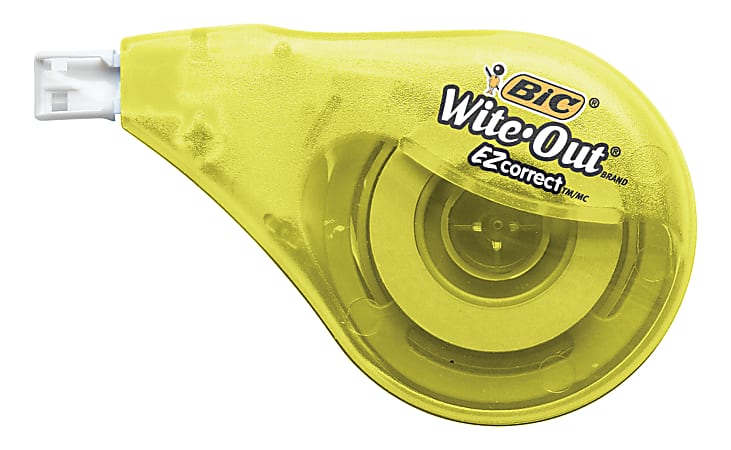 Yellow out hot sale correction tape