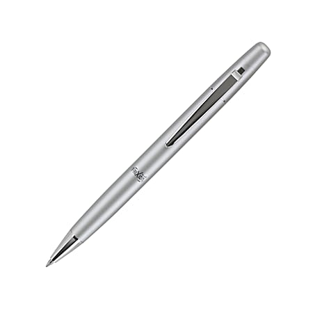 Pilot® FriXion Ball LX Erasable Gel Pen, Fine Point, 0.7 mm, Silver Barrel, Blue Ink