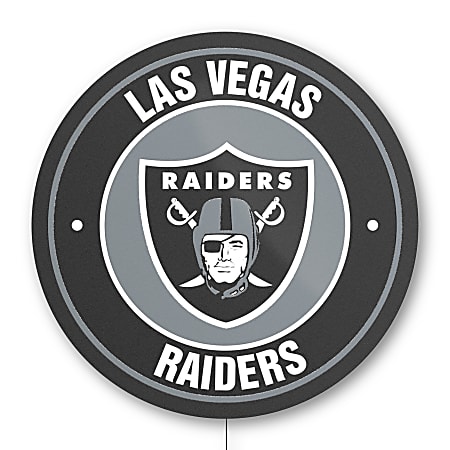 Imperial NFL Establish Date LED Lighted Sign, 23" x 23", Las Vegas Raiders