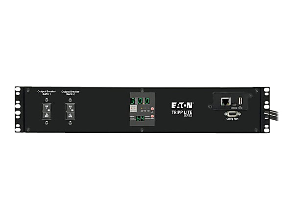 Eaton Tripp Lite Series PDU Switched ATS 208V 30A 16 C13; 2 C19; 1 L6-30R Horizontal 2U - Horizontal rackmount - power distribution unit (rack-mountable) - 30 A - AC 208 V - 5 kW - Ethernet - input: NEMA L6-30