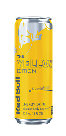 Red Bull Energy Drink, Yellow Edition, 12 Oz