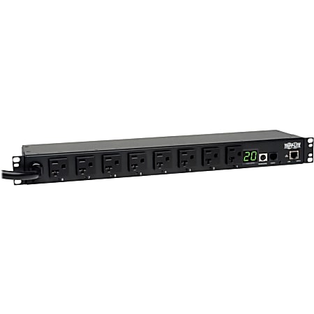 Tripp Lite PDU Switched 120V 20A 5-15/20R 8 Outlet L5-20P Horizontal 1URM TAA