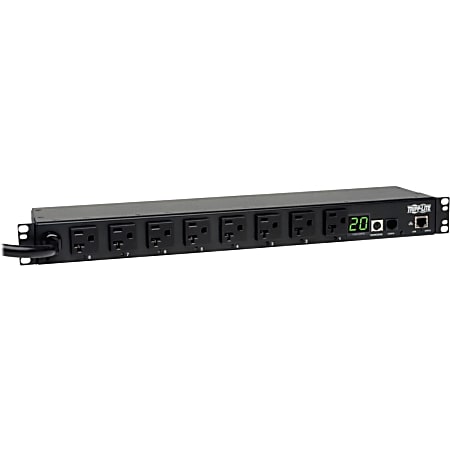 Tripp Lite PDU Switched 120V 20A 5-15/20R 8 Outlet L5-20P Horizontal 1URM TAA