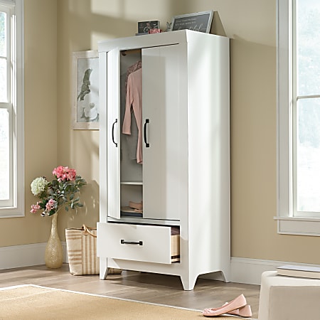 Sauder discount armoire white