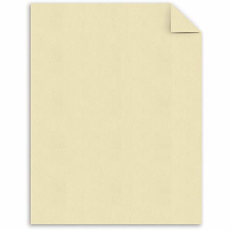 25% Cotton Linen Business Paper, 24 lb Bond Weight, 8.5 x 11, Ivory, 500/Ream