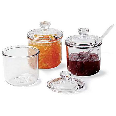 Cambro Camwear Condiment Jar, 8 Oz, Clear