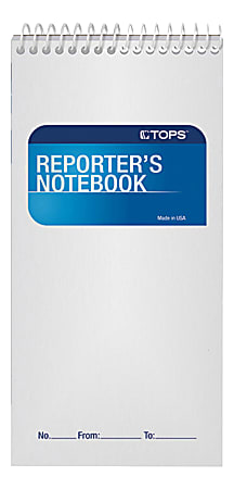 TOPS Reporters Notebooks 4 x 8 1 Subject Gregg Ruled 70