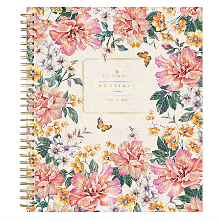 Boutique Planner DD Middleton Linen XL 8x10 AY26–27 Monthly