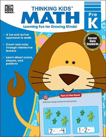 Carson-Dellosa Thinking Kids'® Math Resource Book, Grade Pre-K