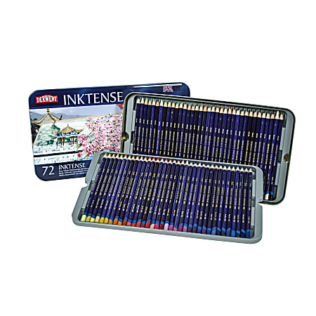 DERWENT Inktense 72-piece Colored Pencil Set - 9587637