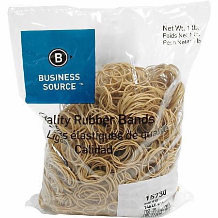 Business Source Quality Rubber Bands - Size: #12