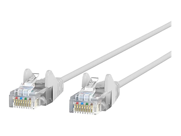 Belkin Cat.6 UTP Patch Network Cable - 10 ft Category 6 Network Cable for Network Device - First End: 1 x RJ-45 Network - Male - Second End: 1 x RJ-45 Network - Male - Patch Cable - 28 AWG - White