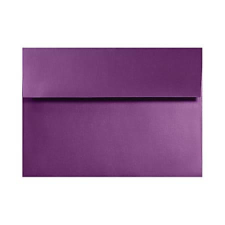 LUX Invitation Envelopes, A6, Gummed Seal, Purple Power, Pack Of 250